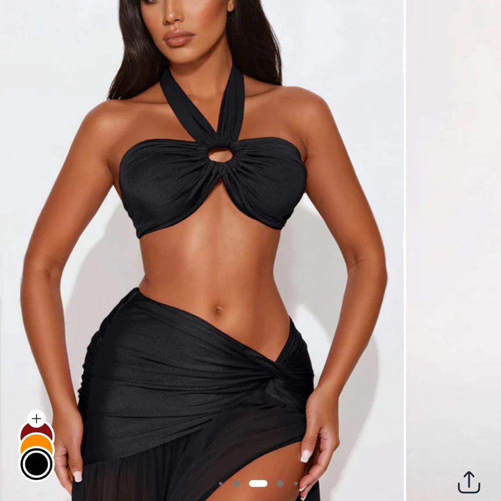 Fashion Nova Black Maxi Skirt - Picture 2 of 3
